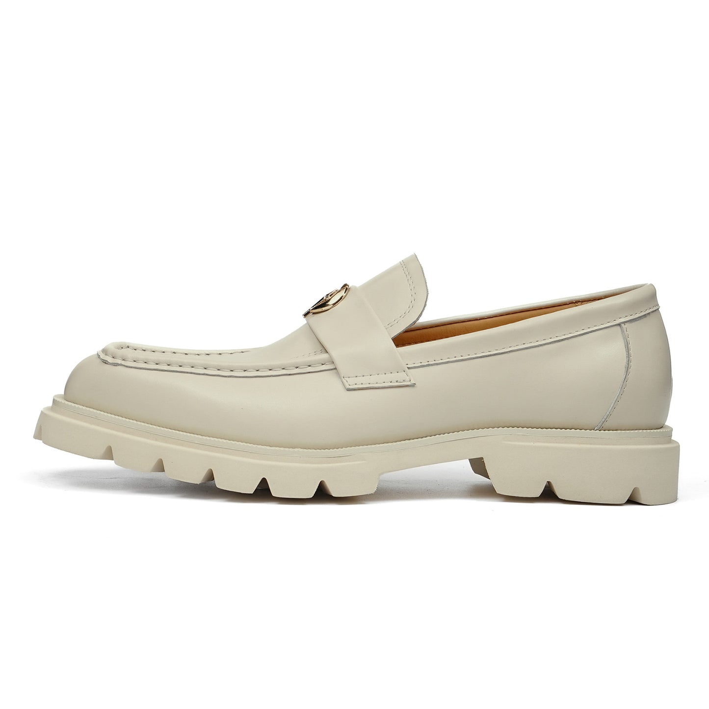 Men's Loafers: Metal Horsebit Chunky Sole