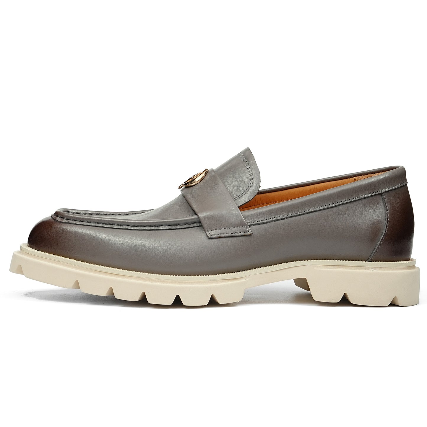 Men's Loafers: Metal Horsebit Chunky Sole