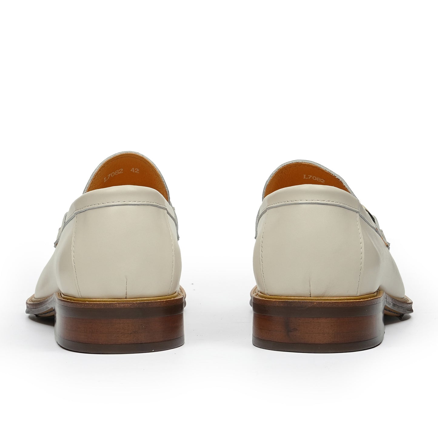 Men's Loafers with a Defining Buckle and Architectural Stitching