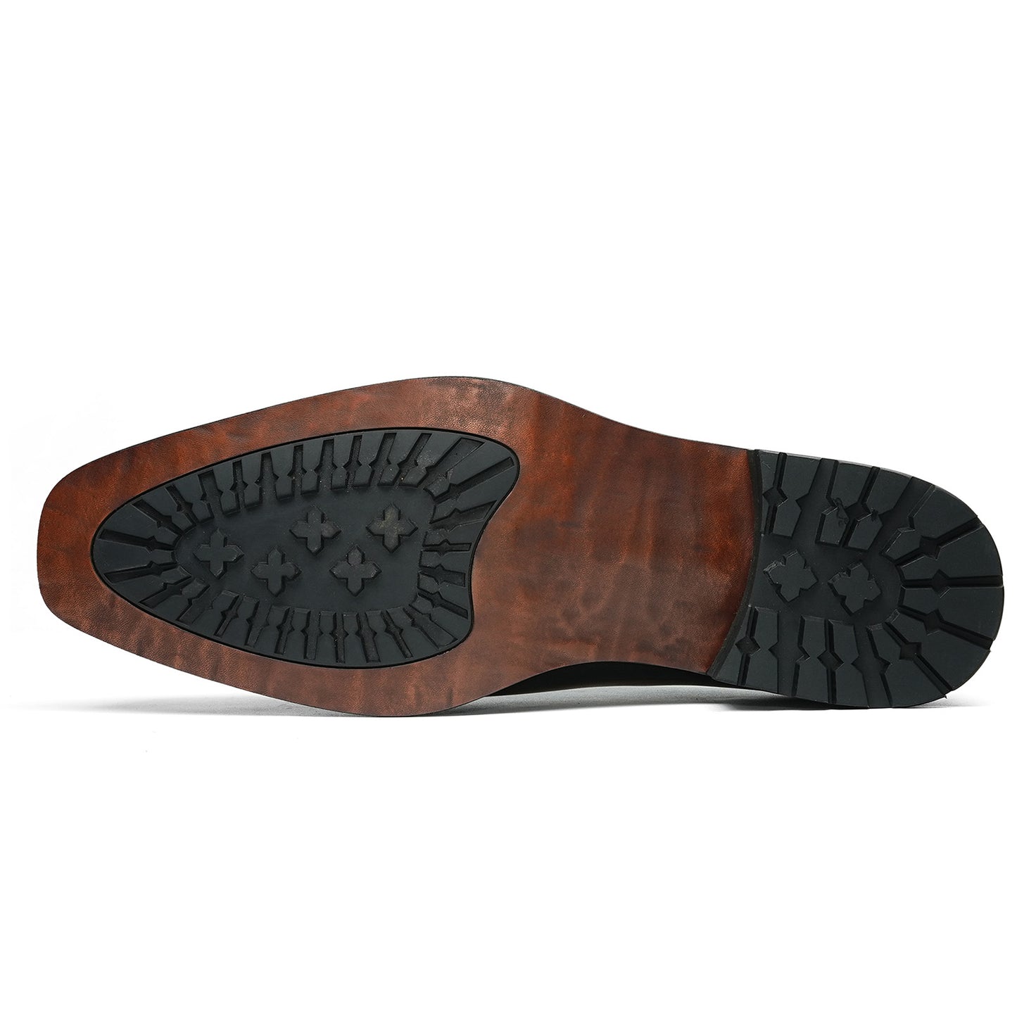 Men's Oxford Dress Shoes with Shadow Fade & Artful Sole Texture