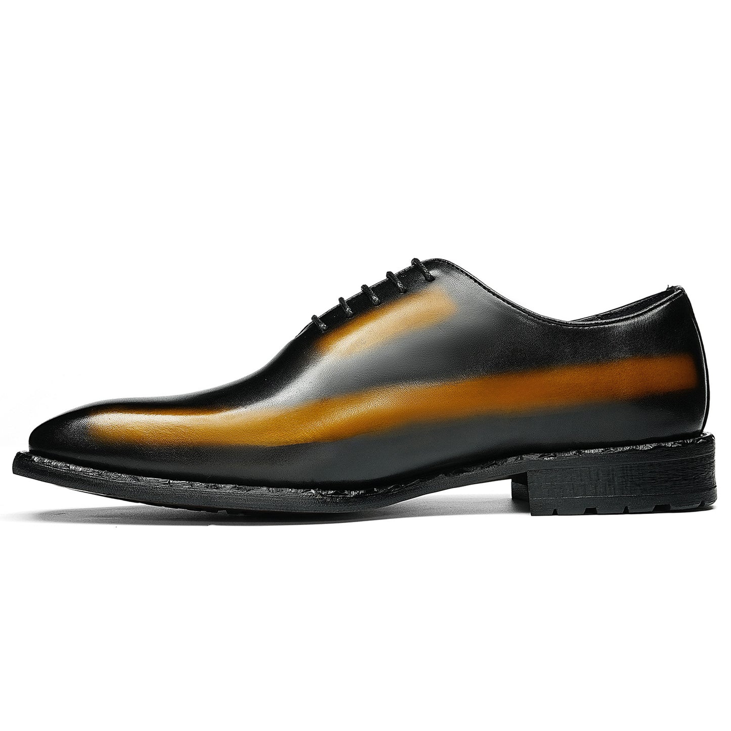 Men's Oxford Dress Shoes with Shadow Fade & Artful Sole Texture