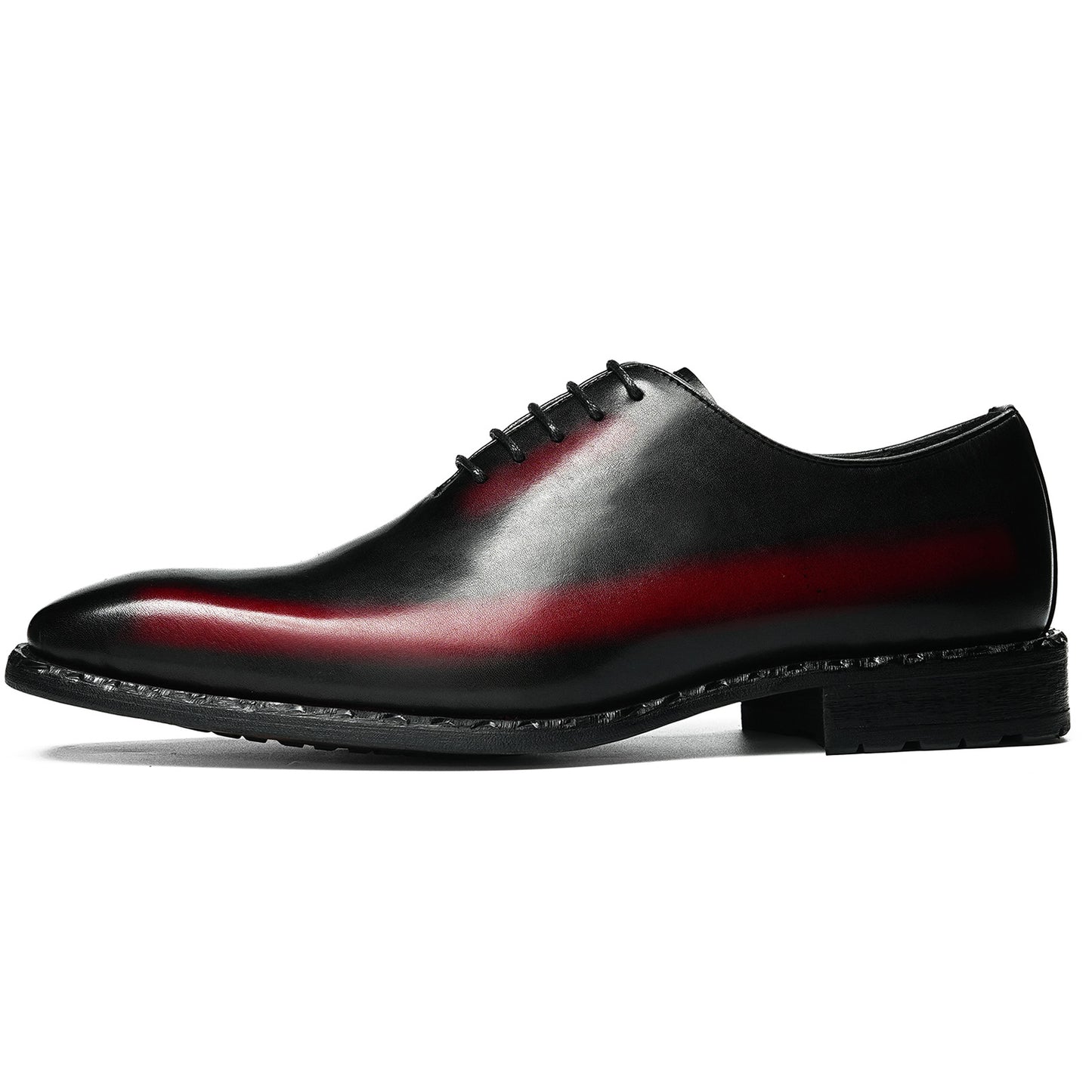 Men's Oxford Dress Shoes with Shadow Fade & Artful Sole Texture