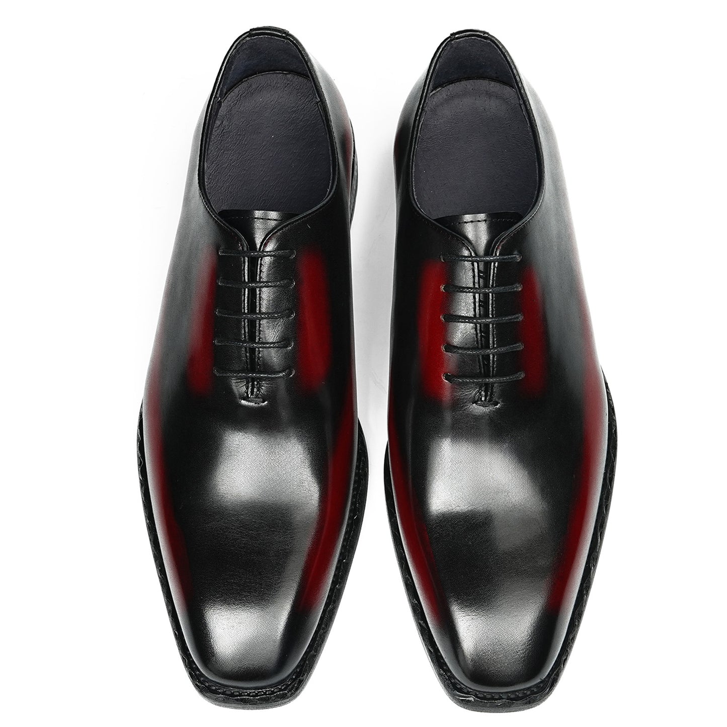 Men's Oxford Dress Shoes with Shadow Fade & Artful Sole Texture