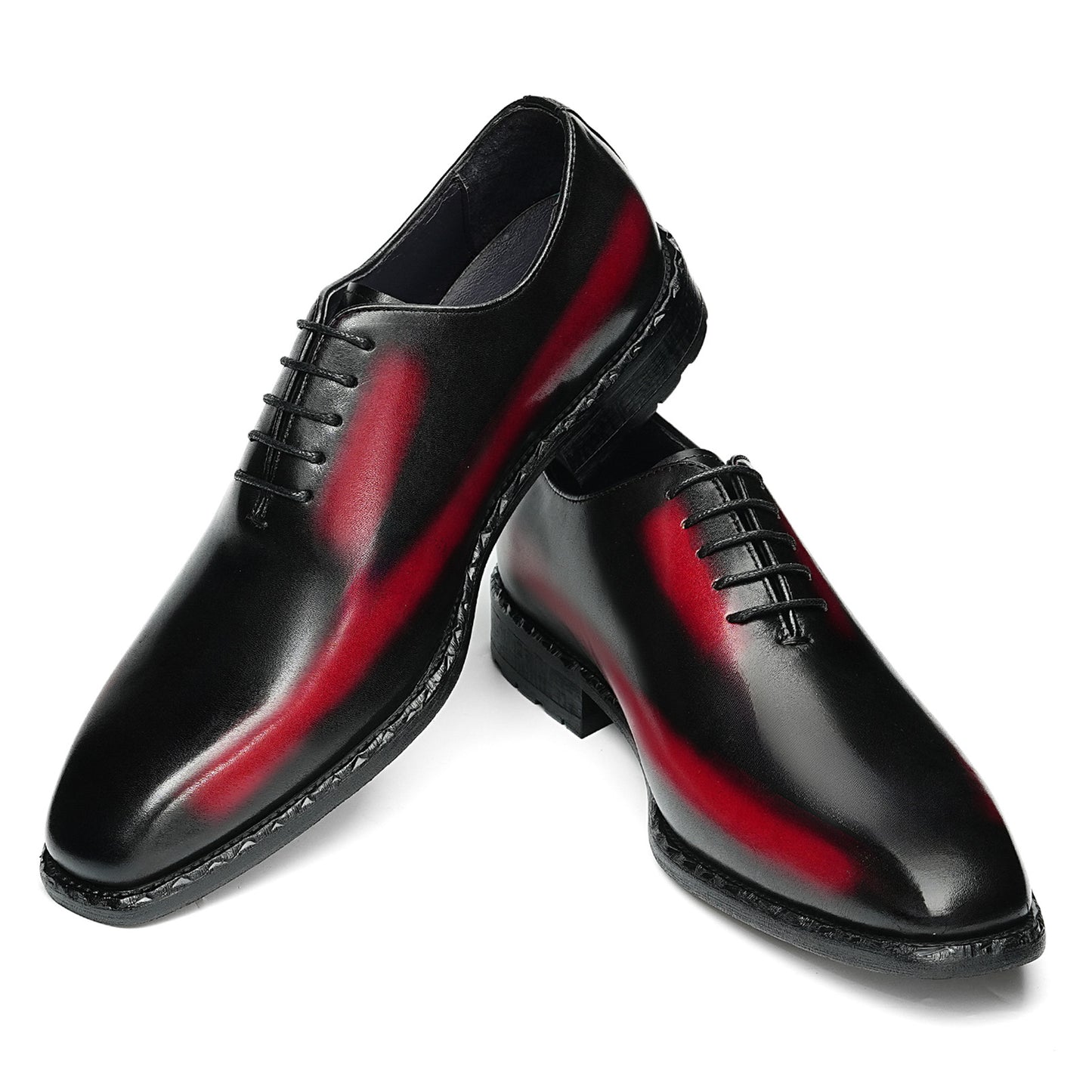 Men's Oxford Dress Shoes with Shadow Fade & Artful Sole Texture