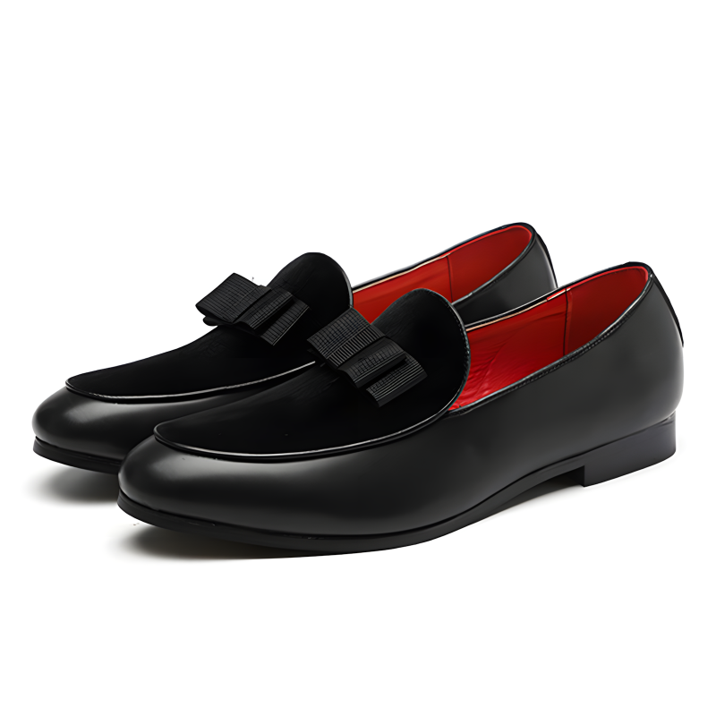 Men’s Loafers Velvet Bow