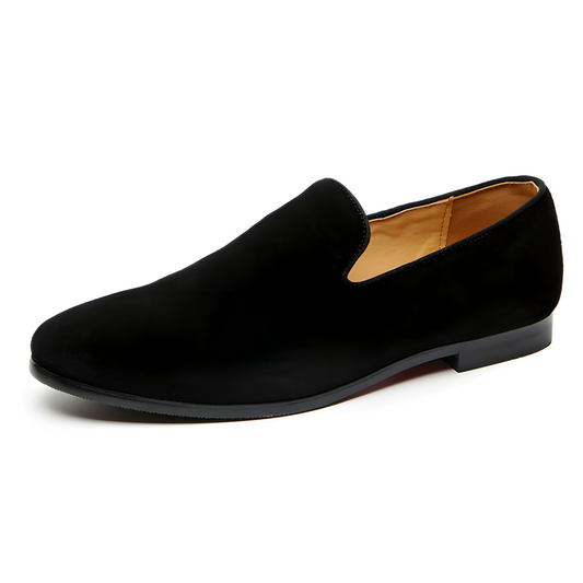 Men’s Suede Slip-On Loafers – Soft & Stylish Casual Dress Shoes