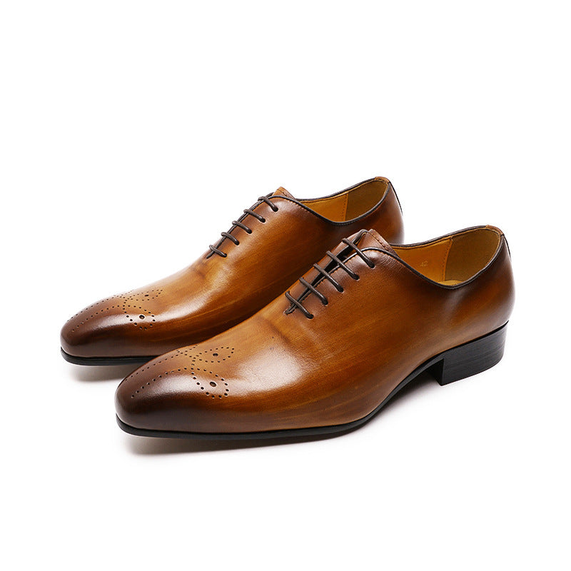 Men's Oxford Shoes Classic Brogue Handcrafted