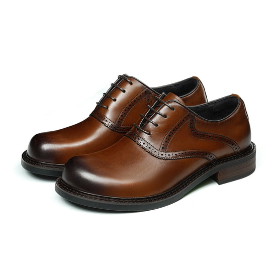 Men's Architectural Oxfords: Liberated Toe Dimension & Terrain Foundation