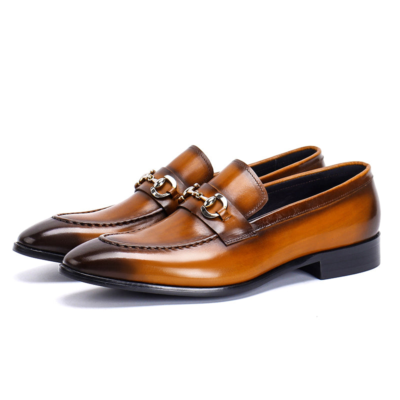 Men's Metal Bit Loafers