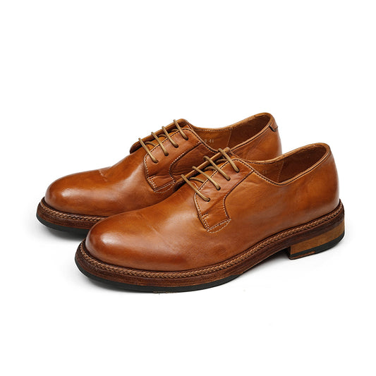 Men's Classic Derby Shoes - Goodyear Welted Craftsmanship & Timeless Durability