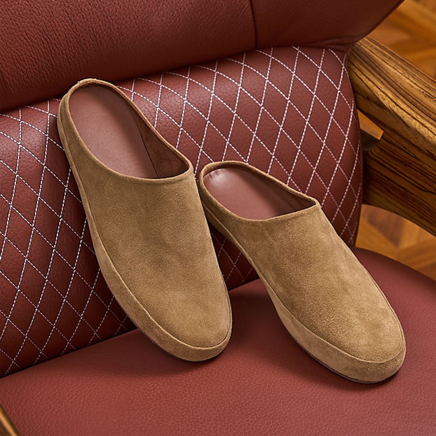 Men's Backless Slip-On Mules: Sleek & Modern Design