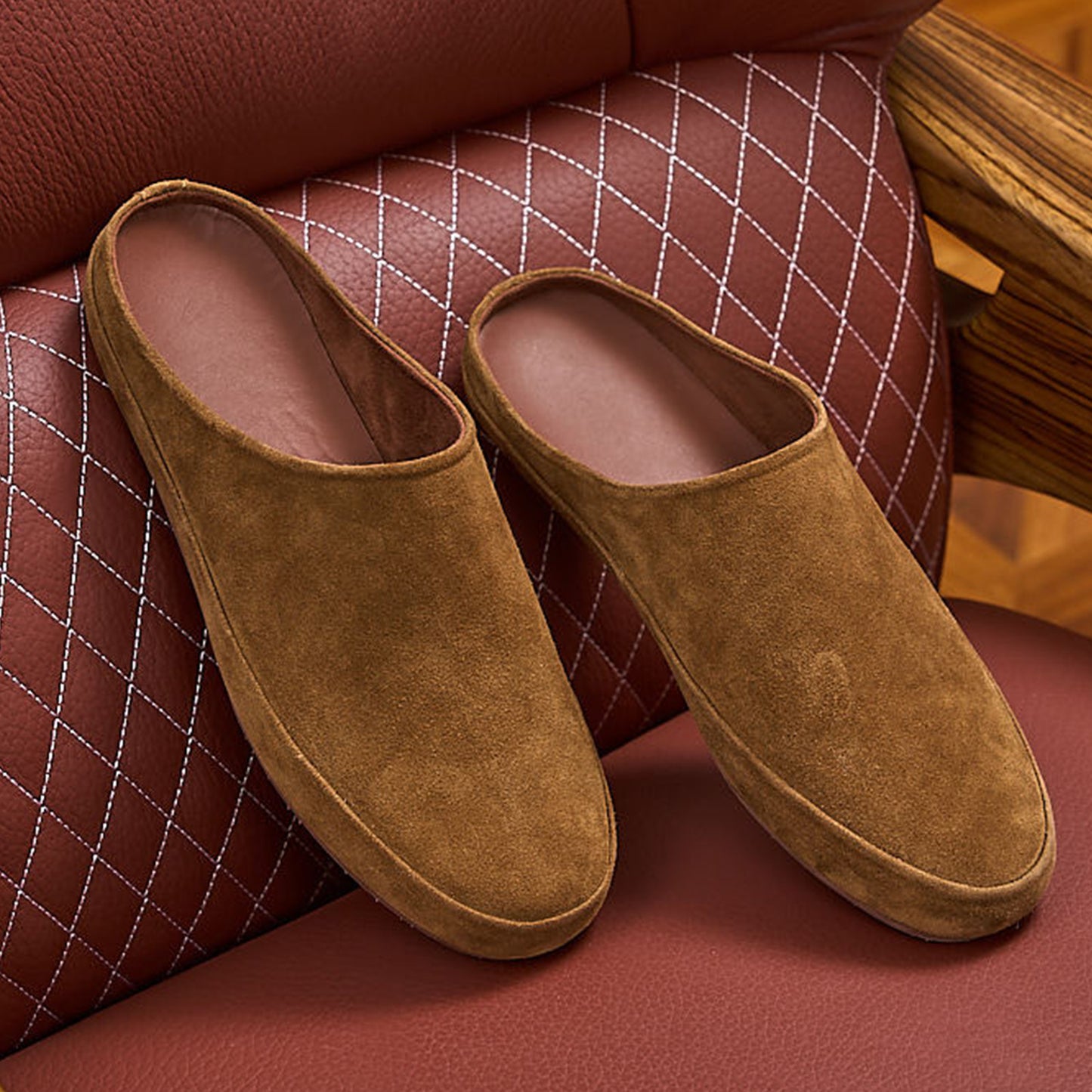 Men's Backless Slip-On Mules: Sleek & Modern Design
